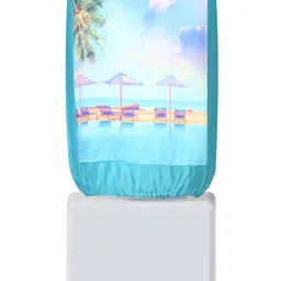 SWAYAM Blue Beach Digitally Printed Water Dispenser Cover image 2