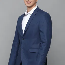 allen solly Men Solid Single Breasted Casual Blazer image 4