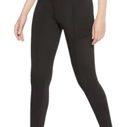 feel time Self Design Women Black Tights image 4