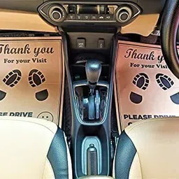 ehawker Paper Disposable Paper Mat For Universal For Car image 2