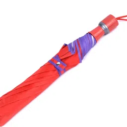 orange 2 Fold Mono SilverSolid Manual Opening Piping Umbrella-(2FMSP_ONG_VLTP) Umbrella-picture-14