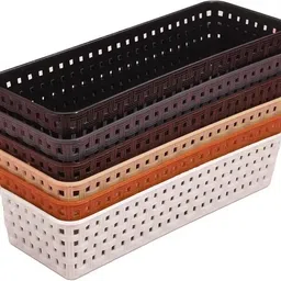 kevriz Plastic Multipurpose Desk Organizer Tray Office Drawer Dividers Storage Bins for Kitchen Storage Basket-picture-10