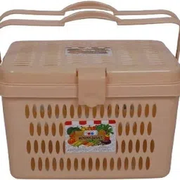 essabella Plastic Multipurpose Plastic Storage Basket with Lid & Handle for Home Use Storage Basket-picture-21