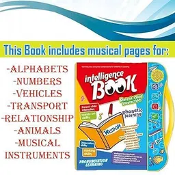 vachasya Intelligence Study Book, Sound Book | English Letters Learning book image 3