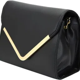 arnlc Black Women Sling Bag For Girl's With Adjustable Strap & 1 Compartment image 2