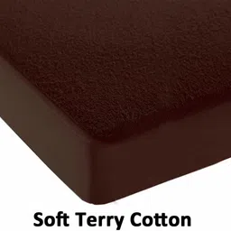 rakhi home décor King Size Fitted Terry Cotton Breathable, Stretchable, Waterproof Mattress Cover image 2