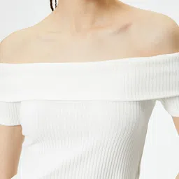 Koton Off-Shoulder Crop Tops image 5