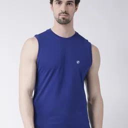 Friskers Pack Of 2 Sleeveless Pure Cotton Slim Fit T-shirts image 2