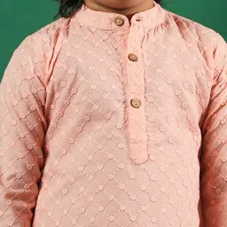Readiprint Fashions Boys Ethnic Motifs Embroidered Pure Cotton Kurta with Pyjamas image 4