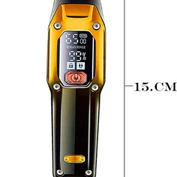 Crostal Rechargeable AC type powerful motor trimmer with stainless blade (as per stock ) Fully Waterproof Grooming Kit 90 min Runtime 0 Length Settings image 4