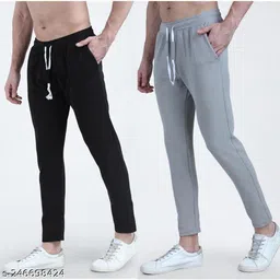 Casual Trendy Men Track Pants-image-38