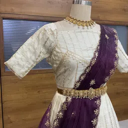 payu Embroidered Semi Stitched Lehenga Choli image 2