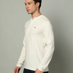 united colors of benetton Men Slim Fit Henley T-Shirt image 2