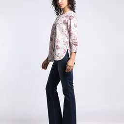 svrnaa by azorte Floral Print Relaxed Fit Top image 2