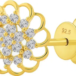 NIPURA Silver 18kt Stud Earring image 2