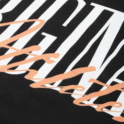 HRX by Hrithik Roshan Men Typography Printed Pure Cotton Oversized T-shirt image 2