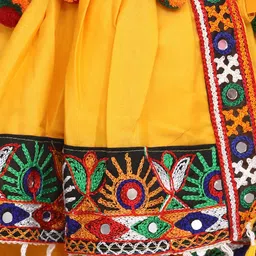 BownBee Boys Embroidered Mirror Work Kurta with Dhoti Pants image 4