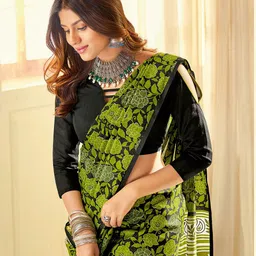 KALINI Floral Printed Saree image 3