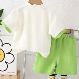 StyleCast x Revolte Boys Printed Mandarin Collar T-shirt with Shorts image 2