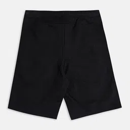 Puma Boys Black Typography Printed Worldwide Graphic Youth Shorts image 3