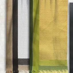 Athom Trendz Set Of 2 Striped Pure Cotton 210 GSM Bath Towels image 2