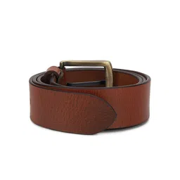 Urbano Plus Men Textured Wide Leather Belt image 2