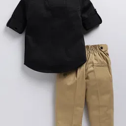 LITTLE COLLARS Boys Embellished Shirt with Trousers image 2