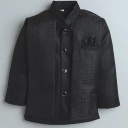 BAESD Boys Embroidered Kurta &Trousers With Jacket image 4