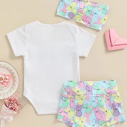 LULU & SKY Girls Printed Top with Shorts image 2