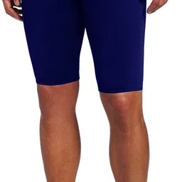 aashray Solid Men Dark Blue Tights image 2