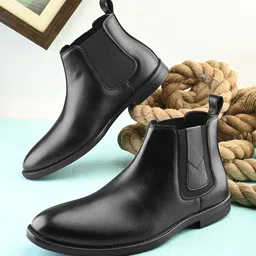 killer Black Casual Boots For Men Boots For Men image 2