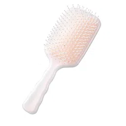 Yellow Chimes Paddle Detangler Hair Brush with Flexible Bristles - Peach image 4