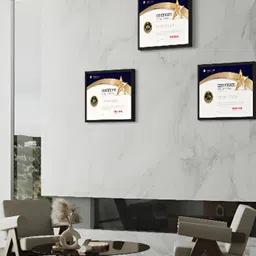 Stuthi Arts Black 3 Pieces Wooded Wall Photo Frames image 2