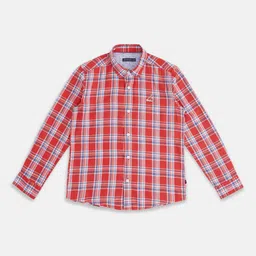 Pantaloons Junior Boys Tartan Checks Casual Cotton Shirt image 2