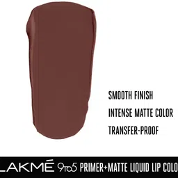 lakmé 9to5 Primer + Matte Liquid Lip Color image 3