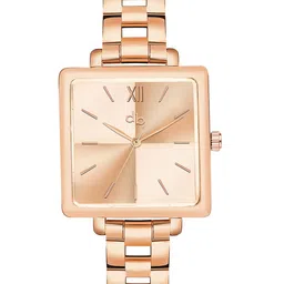 DressBerry Women Rose Brass Dial & Stainless Steel Straps Analogue Watch DB-024-Rose image 5