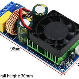 eastra IRS2092 500W Mono Channel Digital Power Amplifier Board Electronic Components Electronic Hobby Kit image 2