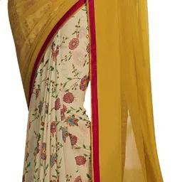 ROOP SUNDARI SAREES Floral Printed Pure Georgette Saree image 2