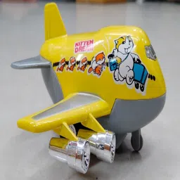 dezicon Airplane DeJumbo Jet Diecast Yellow-DZC114 image 4