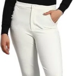 shri dadua baba Pack of 2 Women Solid High Neck Wool Blend Black, White T-Shirt image 5