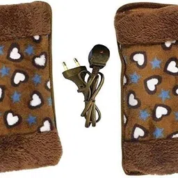 siddhaswarit collection Electric Heating Gel Pad Fur Velvet Pain Releif (Pack Of 2) 1610 Electrical 1 L Hot Water Bag-picture-22