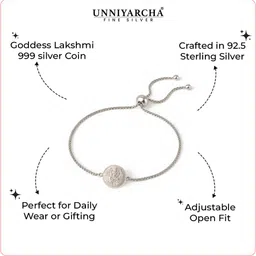 unniyarcha Silver Silver Bracelet image 3