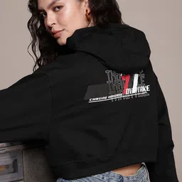 roadster Women Full Sleeve Printed Hooded Sweatshirt-picture-21