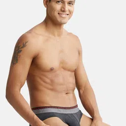 jockey US59 Super Combed Cotton Elastane Stretch Solid Men Brief image 5