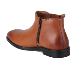 Red Chief Men Leather Mid-Top Chelsea Boots image 5