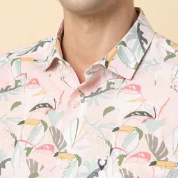 Allen Solly Slim Fit Floral Opaque Printed Casual Shirt image 2