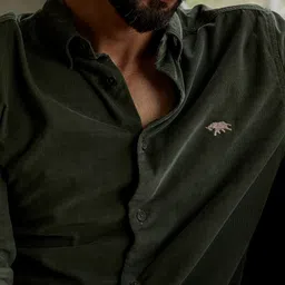 Andamen Premium Corduroy Cotton Full Sleeve Slim Fit Casual Shirt image 2