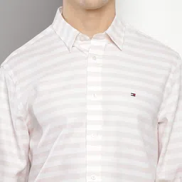 Tommy Hilfiger Horizontal Striped Pure Cotton Casual Shirt image 2