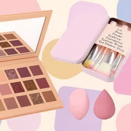 abxio Professional Makeup Kit Set – Eyeshadow Palette + Sponge + Eyeliner-picture-36