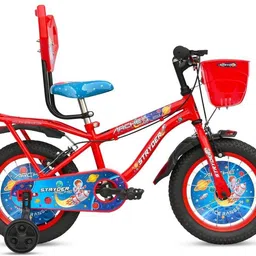 Arche IC 14T Kids Cycle with Space Theme, Backrest, Basket & Support Wheels | 14 T (inch) BMX Cycle-image-11